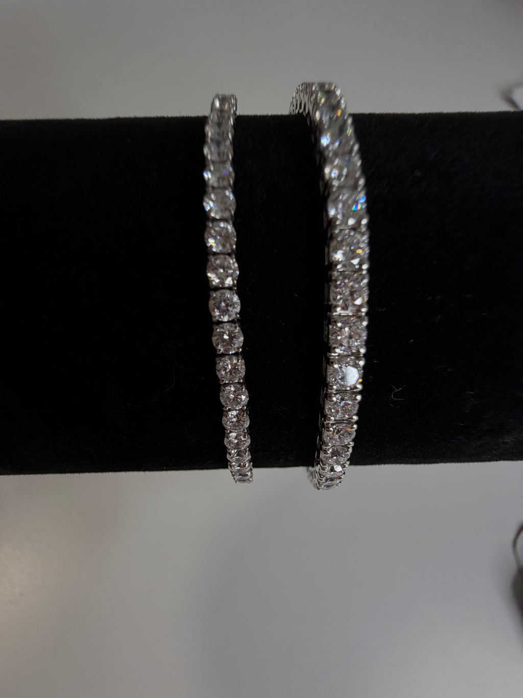 Lab-Grown Diamond Tennis Bracelets