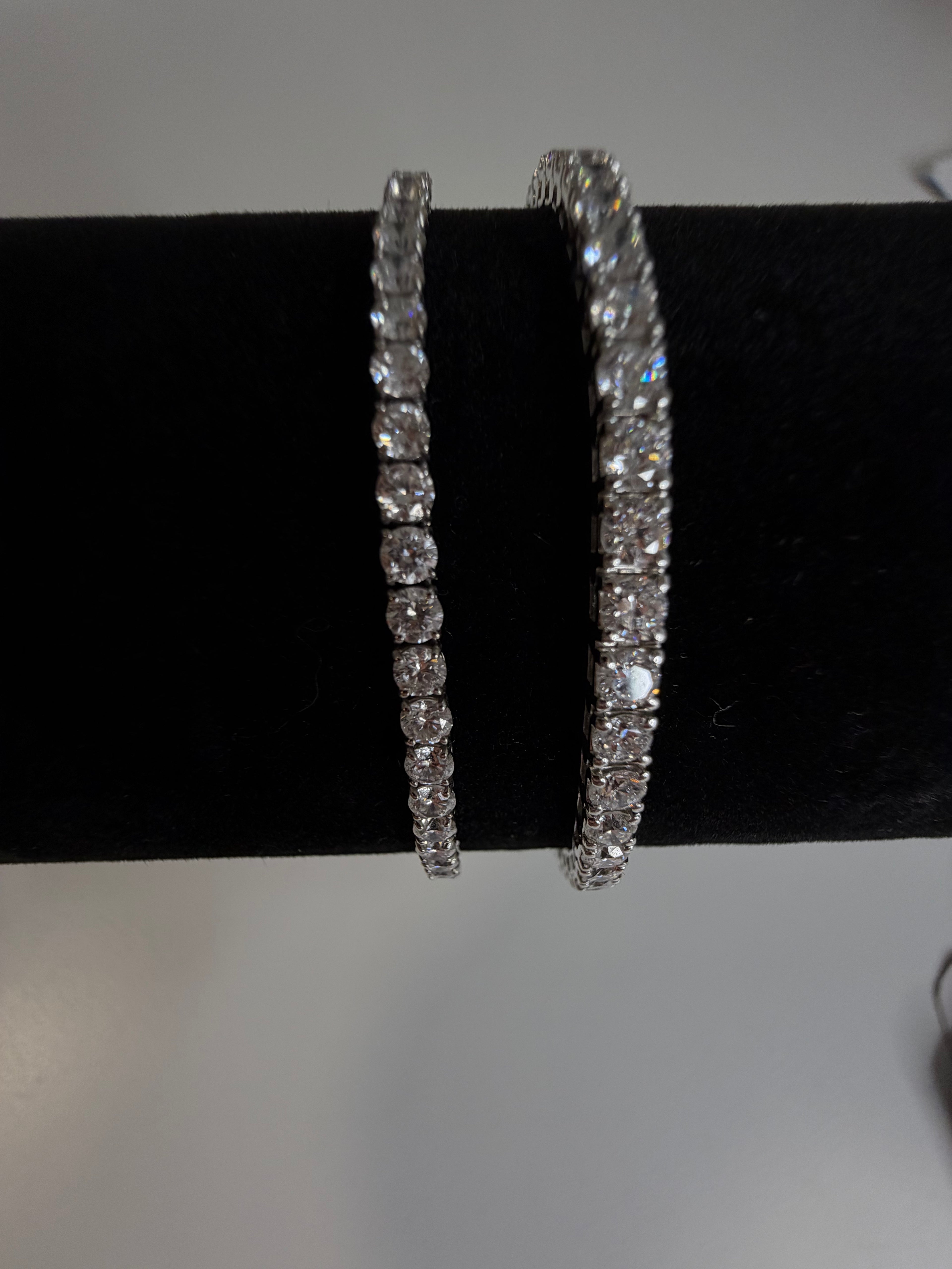 Lab-Grown Diamond Tennis Bracelets