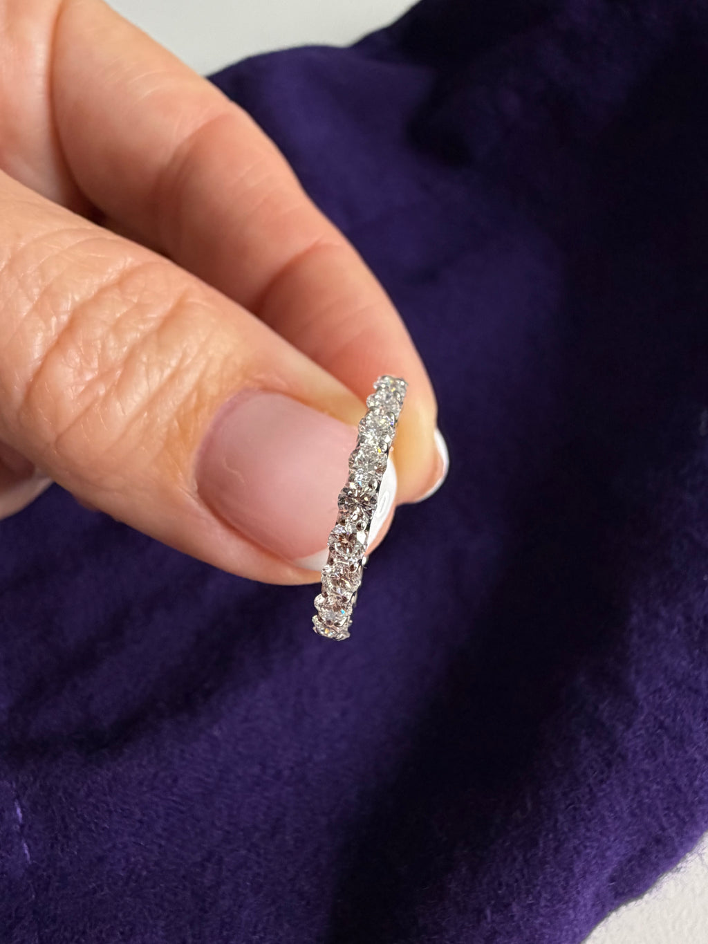 Lab-Grown Diamond Eternity Band