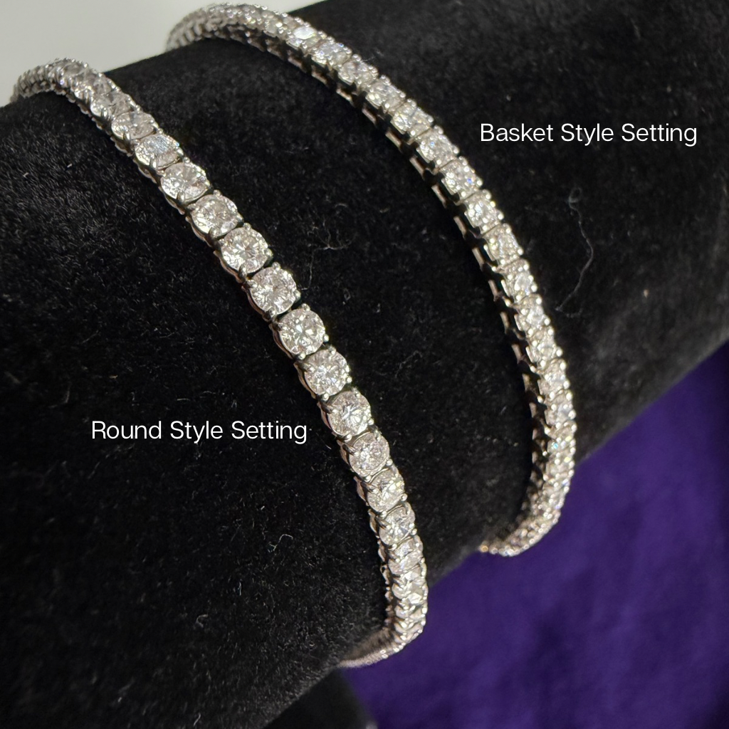 Lab-Grown Diamond Tennis Bracelets
