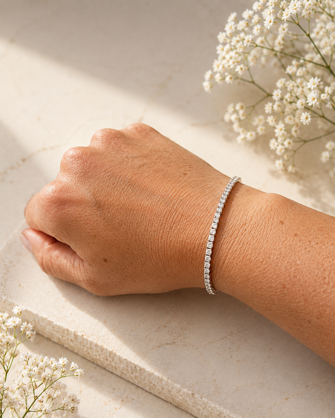 Lab-Grown Diamond Tennis Bracelets