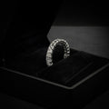 Emerald Cut Lab-Grown Diamond Eternity Ring