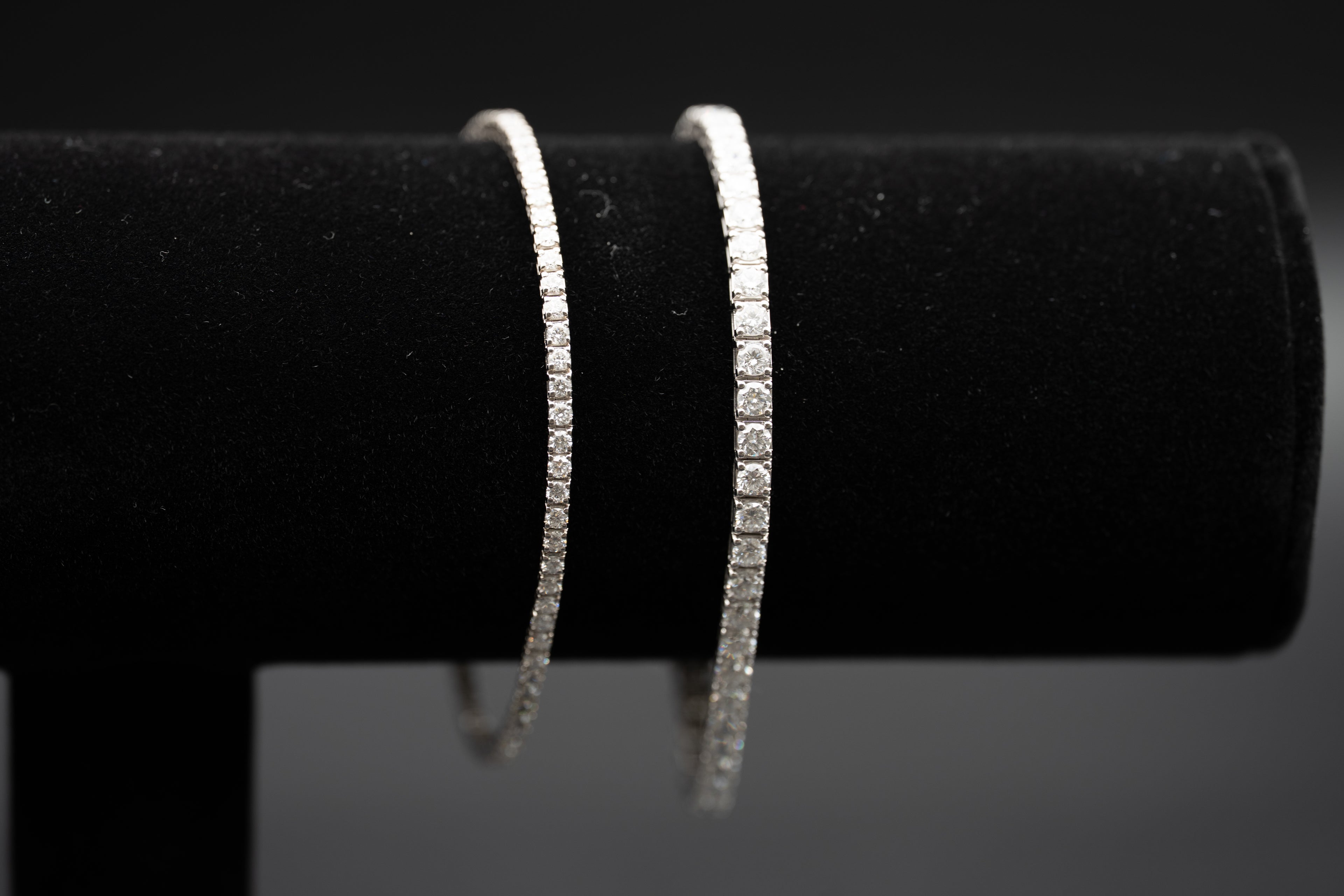 Lab-Grown Diamond Tennis Bracelets