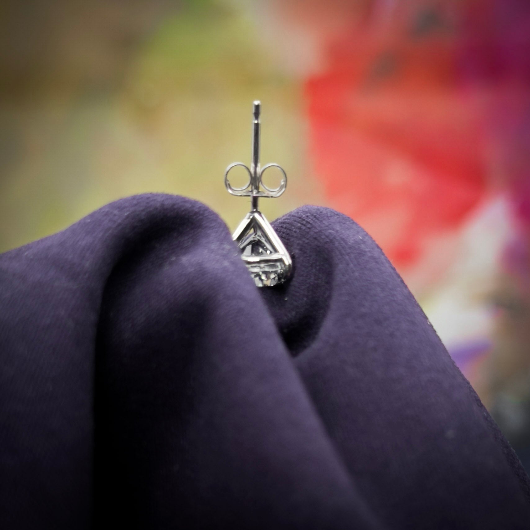 Lab-Grown Diamond Round Solitaire Stud Earrings